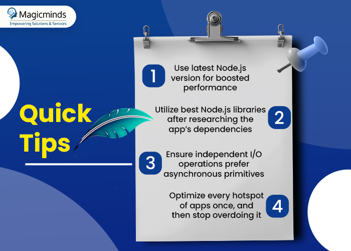 node.js performance tips